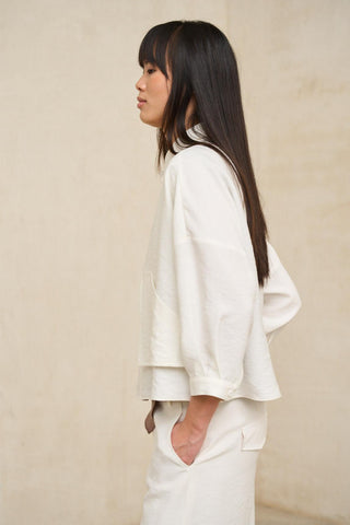 Chaqueta Lise blanco roto