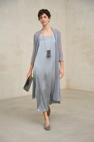 Soreya dress, smoke blue