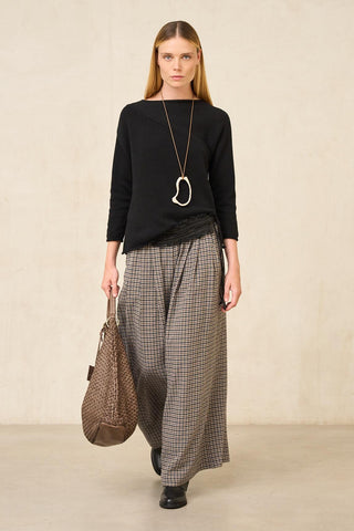 Elvar micro gingham trousers