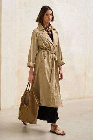 Lierna beige trench coat