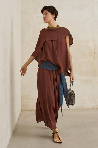 Ailén terracotta skirt