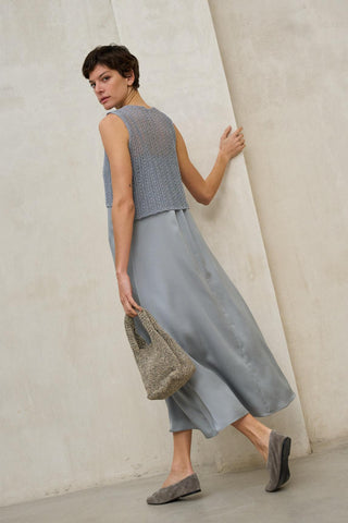 Erya steel blue vest