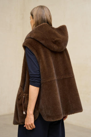 Maury brown vest