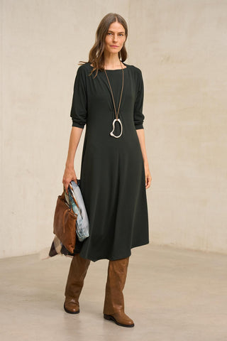 Vestido Quelmira caqui