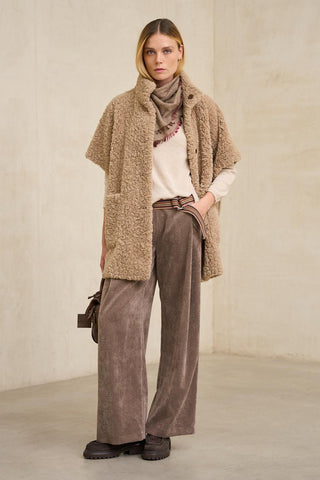 Abrigo Alvoria topo reversible