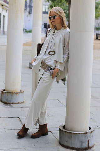 Chaleco Varenna crudo