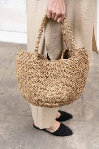 Bolso Clermont rafia natural