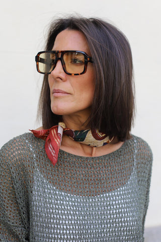 Komono Falcon Havana Lemon Sunglasses